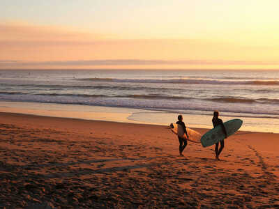 Costa da Caparica Beach Sunset